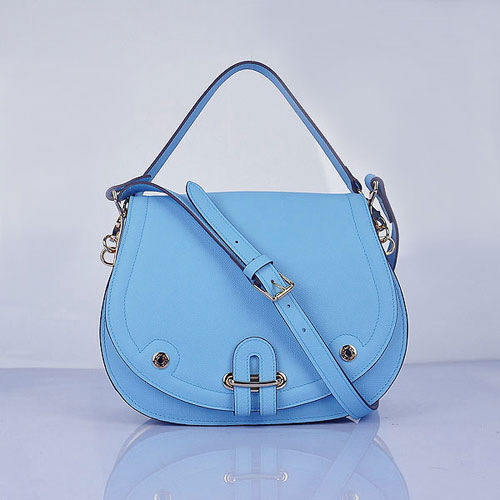 Hermes Shoulder Leather Bags H8069 Light Blue